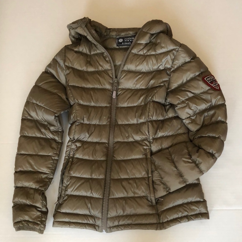 Nor wear Norwear woman jacket XS Greenish grey color